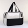 Cosmetic bag with lightning, black color