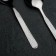 Dessert spoon "Flowers", h = 14.5 cm, thickness 1.5 mm, silver color
