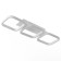 Lumber "Quadro" LED 33W 6000k white 52.5x17x7 cm