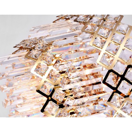 Crystal chandelier with Ambrella Light, Traditional, Tr5275, E14, Color Gold-2