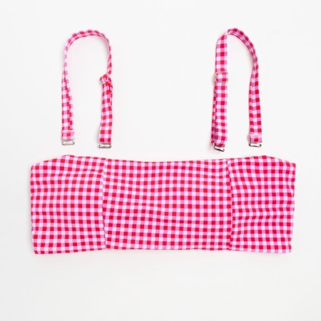 Swimsuit female separate minku pink color, size 48-11