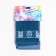Tainted towel set, indigo color/gray-blue, size 30x50, 400g/m, 100% cotton
