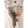 Gloves are female, dimensionless, without insulation, beige color