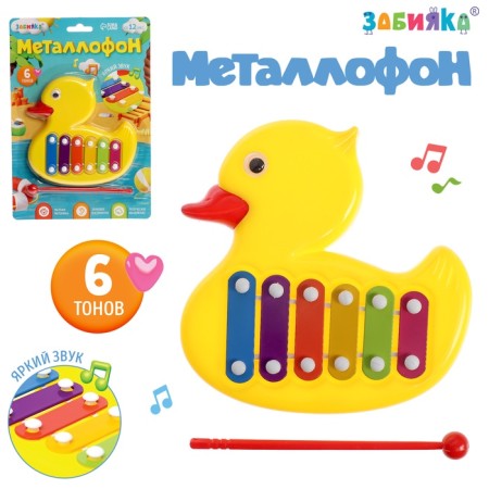 Metallophone "Duck", 6 tones