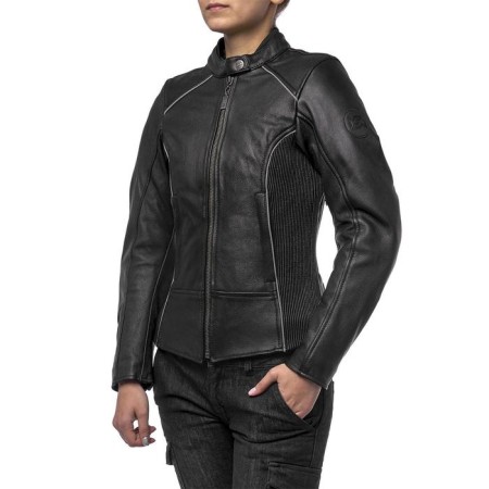 Women's leather jacket mira, size XXS-1