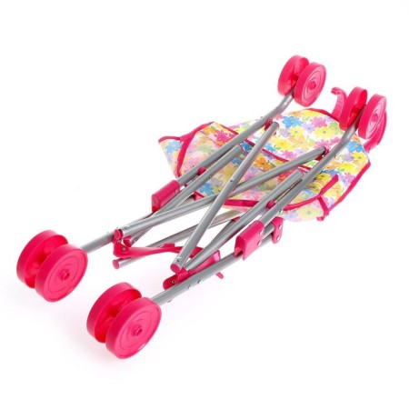 Stroller for dolls cane, metallic frame-3