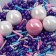 Sprinking Figure: Pink, Blue, Violet, 25 g.