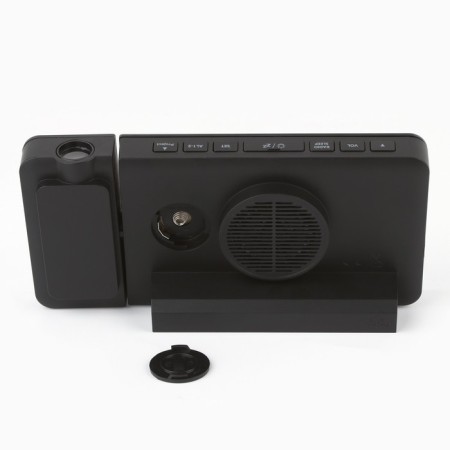 Electronic desktop watches, with an alarm clock, FM radio, projection, USB, 16.9 x 8.4 x 3.9 cm-2