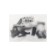 Clips for pipes Ural Pak, 20 mm, black, AT-30120-010