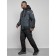 Male winter ski costume, size 48, dark gray color