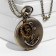 Pocket watch "anchor", quartz, d dial - 3.5 cm