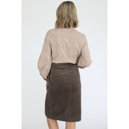 Velvet skirt, size 42-3