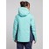 Ski jacket female winter, size 60, turquoise color