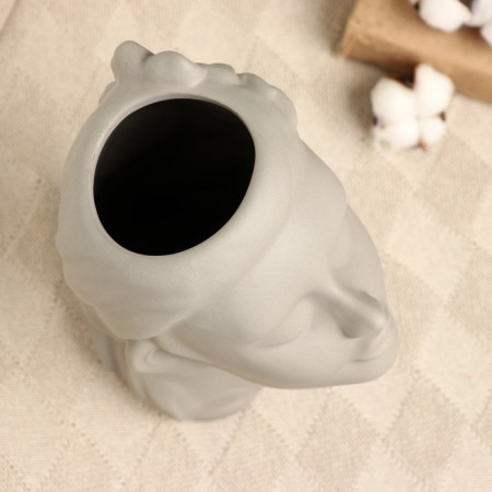 Kashpo - Vase "Lilith" gray 25*14cm-4
