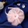 Hair cap "Baby" 1 cm stars, flower, pink