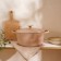 Cast iron pan with enameled coating SL Home, D = 28 cm, h = 12.5 cm, pink color