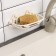 Soap dish on suction cups, 16 × 10 × 6 cm, color mix