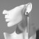 Hanging earrings "style" chains, color silver