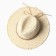 Women's Summer Hat with beads Minaku centered ash, size 56-58