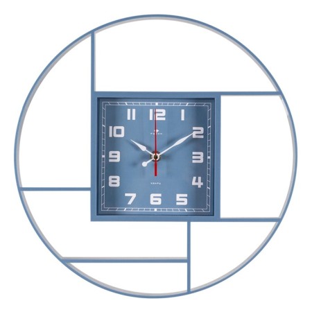 Watch Wall Interior "Classics", silent, D-35 cm, blue, aa-3