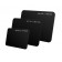 Contact price tag with chalk marker, a8, black color, PVC