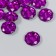 Buttons plastic for creativity 2 punctures "Kant Rhin" set 12 pcs violet d = 1.7 cm