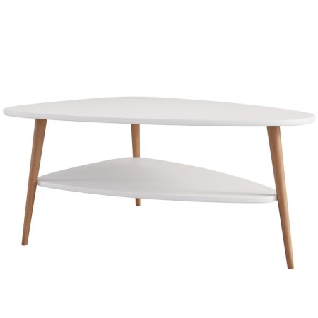 TRIO CHONE table, 900 × 675 × 418 mm, white snow color-1