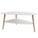TRIO CHONE table, 900 × 675 × 418 mm, white snow color