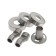 Shower system Accoona A83103-2, with a tropical shower, stainless steel, chrome