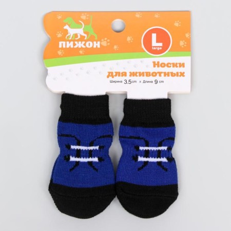 Nosks non -slip "laces", size L (3.5/5 * 9 cm), set 4 pcs-2