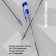 Ballic handle Erichkrause Ultra-20, node-bela 0.7 mm, blue ink, letter line 2000 meters