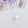 Stickers for creativity "Tags - purple flowers" set of 30 pcs 0.2x8x11 cm