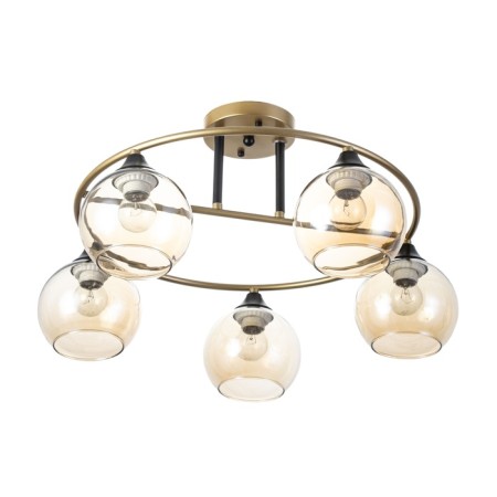 Sicily chandelier 5x60W E27 Gold 55x55x25.5cm