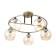 Sicily chandelier 5x60W E27 Gold 55x55x25.5cm