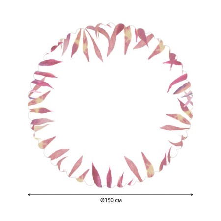 Photo scatter round, size 150x150 cm, Saten-1