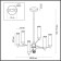 Ceiling chandelier Kamilla E14 6x40W