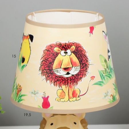 Board lamp "Leo" E14 15W brown 18x18x28 cm Risalux-3