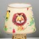 Board lamp "Leo" E14 15W brown 18x18x28 cm Risalux