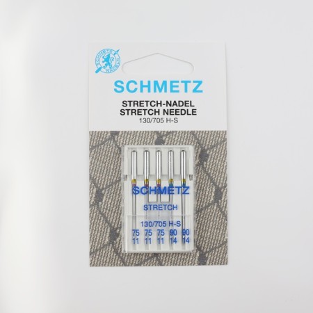 Needles for household sewing machines, for stretch tones, No. 75-90, 5 pcs-3