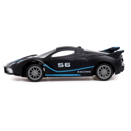 Radio -controlled car "Thirst for racing", 1:20, works from batteries, black color-1