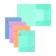 A4 Erichkrause elastic band "Matt Pastel Bloom", in a package, mix