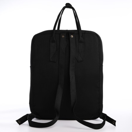 Backpack school textile Anime, 38x27x13 cm, black color-3