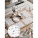 A set of napkins for setting the table "Butterflies and chamomile", rectangular, rounded edges, size 30x46 cm, 4 pcs