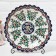 Largan Rishtan ceramics "Flowers", 32 cm, blue, deep