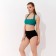 Top bathing female minku on ties, color green size 50