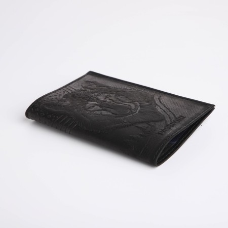 Cover for passport, black color-2