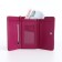 Women's wallet on the button, purple color
