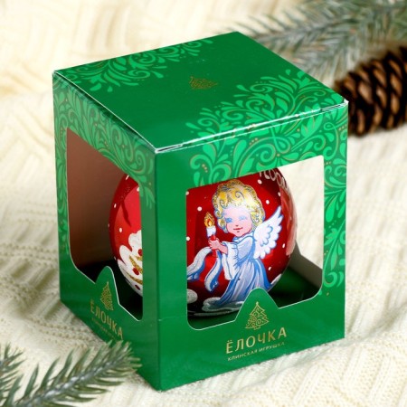 Ball "Christmas fairy tale" 8.5 cm mix-3