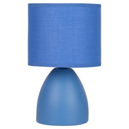 Rivoli Nadine 1he14 table lamp, 40 watts Ceramics Blue with lampshade-6