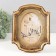 Photo frame Polystone 10x15 cm "Vignette" Coffee with gold 16.5x2.8x21.5 cm